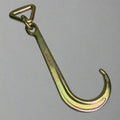 FORGED G70 J Hook 14" x 6" Short Tow Hook on Coupling Link, Golden