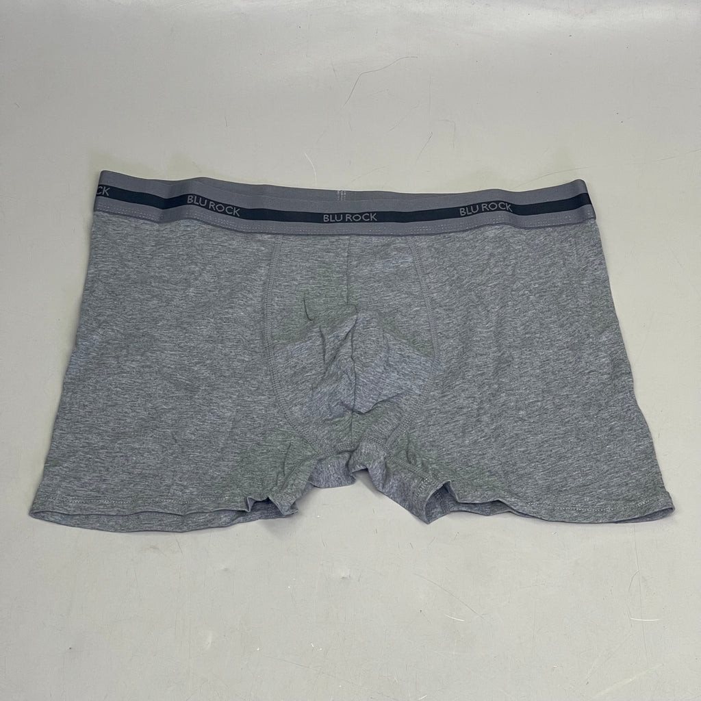 BLU ROCK COMFORT (3 PACK) Men's Tech Fabric For Comfort And Flex XL Grey