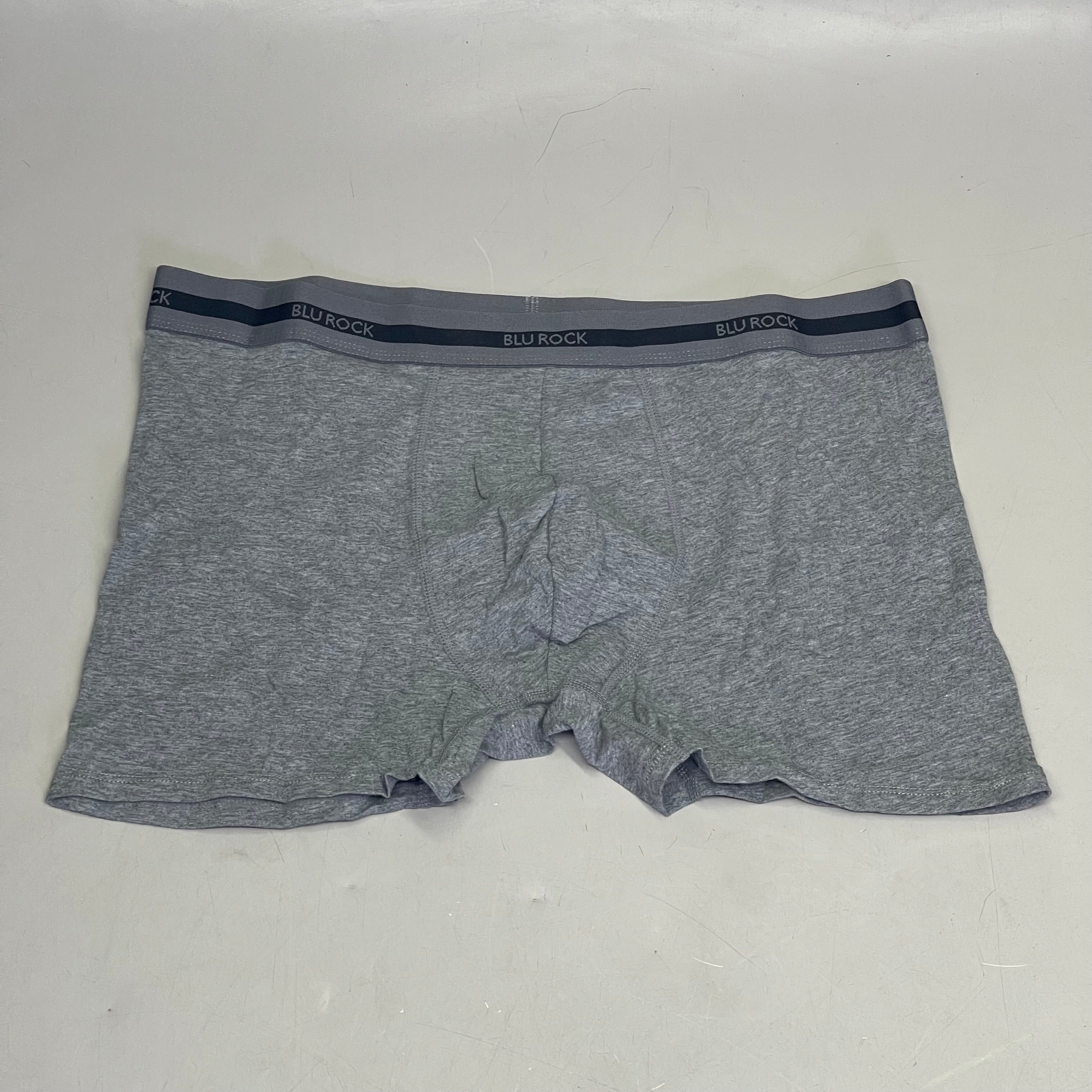 BLU ROCK COMFORT (3 PACK) Men's Tech Fabric For Comfort And Flex XL Grey