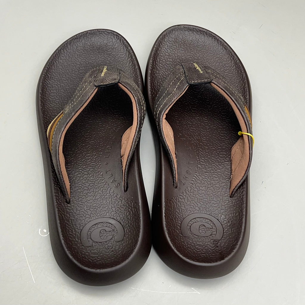 COBIAN Kandui Synthetic Leather Strap Men's Sz 9, EU 41.5 Chocolate KAN25-2011-9