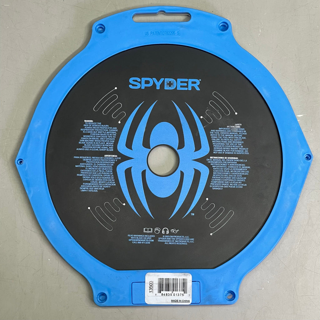 SPYDER Tarantula Steel Cutting Circular Saw Blade 46-Tooth, 9" Black 13503