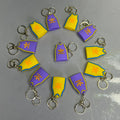 FOREVER SPORTS (12 PACK) Adidas Sports Jersey Keychains  8" Purple/Yellow