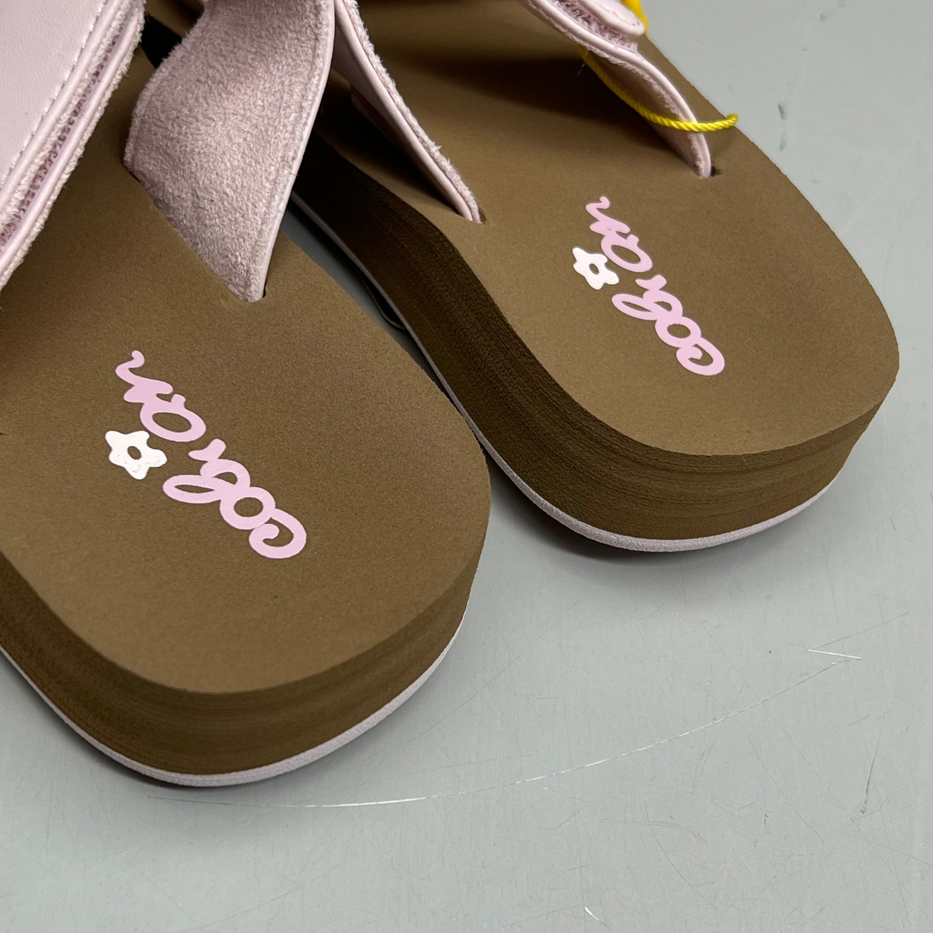 COBIAN Lil' Dana Strap Flower Sandals Kid's Sz 4/5 Pink LDA24-650-4/5