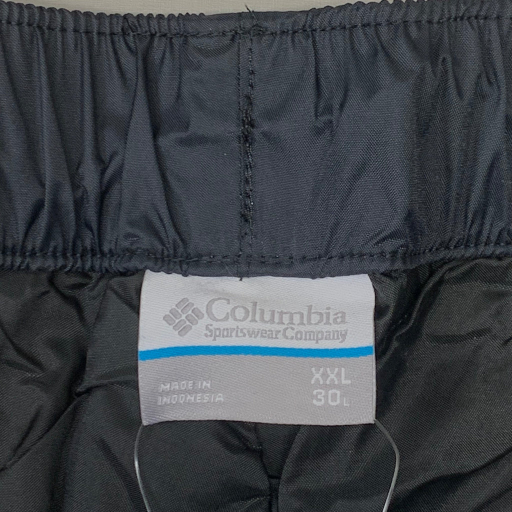 COLUMBIA Rebel Roamer Rain Pant Softshell Men's Sz XXL Inseam 32" Black XM8175-010