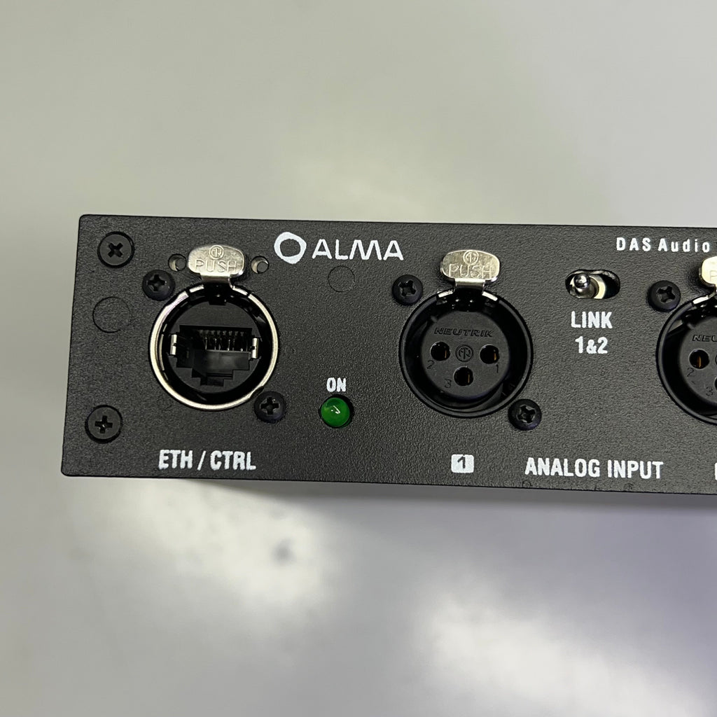 DAS AUDIO GROUP Half Rack Mount Dual Input/Output Channel Breakout Box 11106140