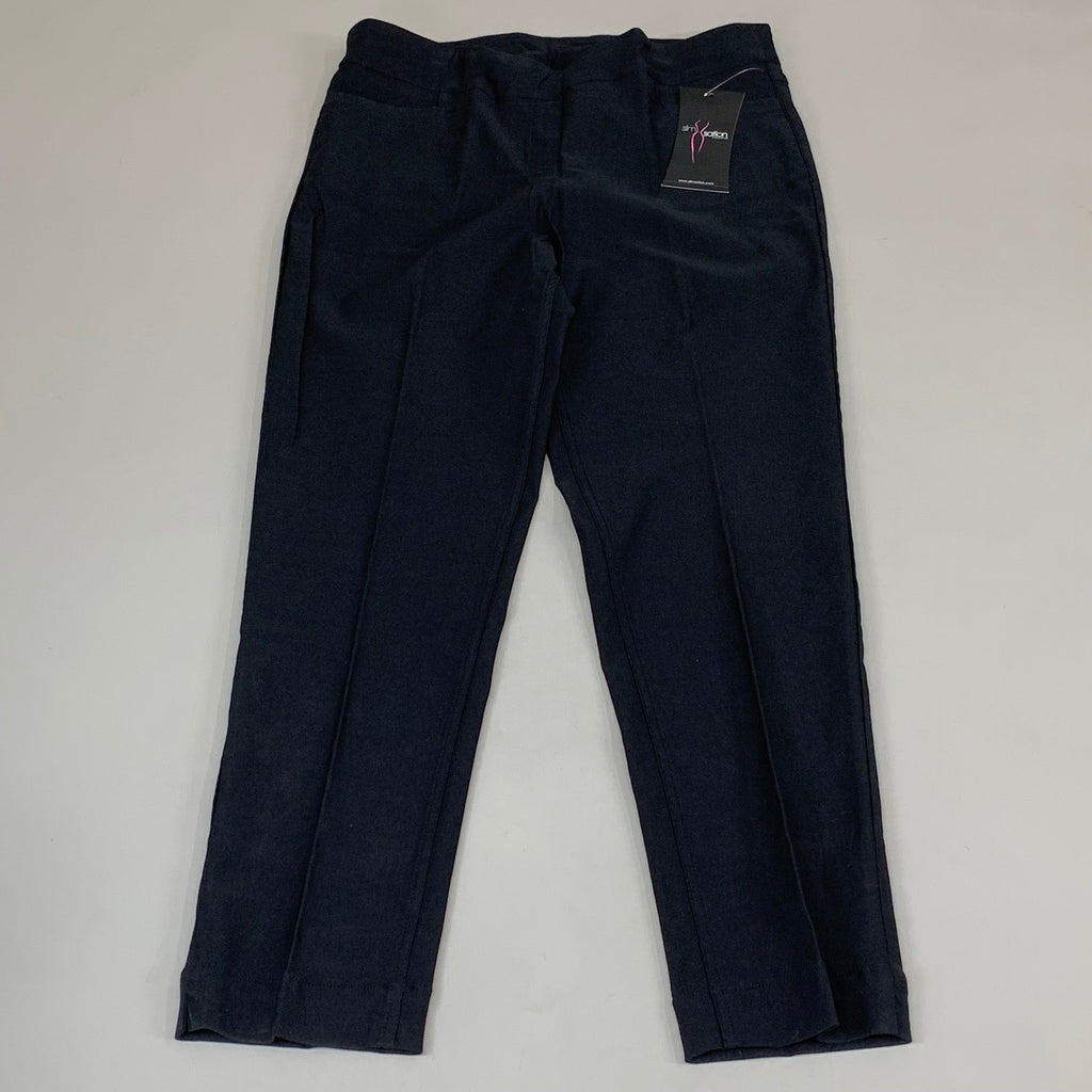 MULTIPLES Ankle Pants Petite Women's Sz 12 Black