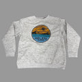 LONEROCK Helen Georgia Crew Sweatshirt Sz 2X-Large Grey/White