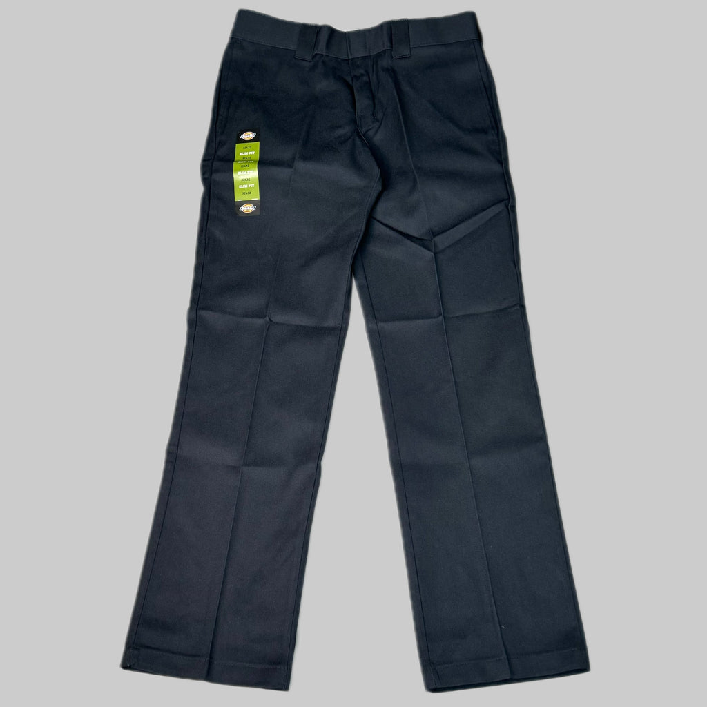 DICKIES Slim Fit Below Waist Easy Care Work Pant Men's Sz 32X32 Black WP873BK