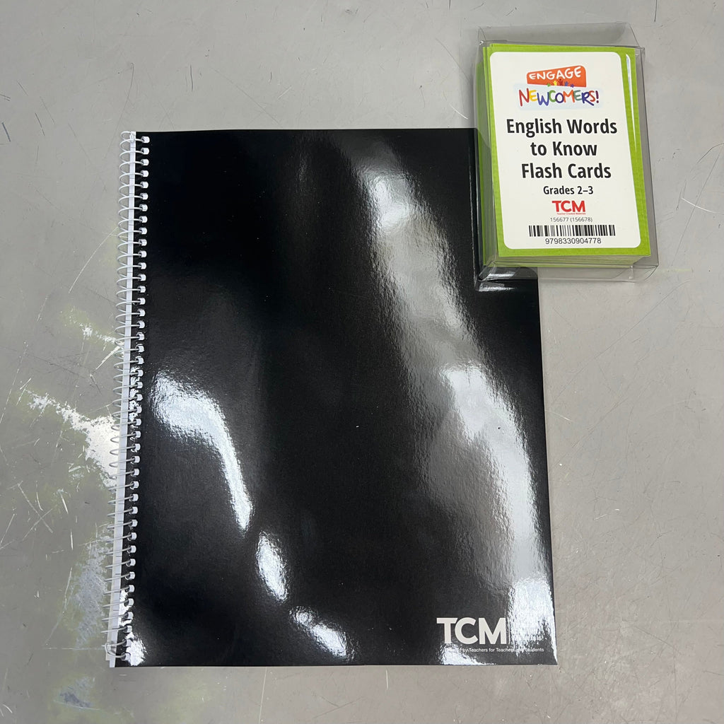 ZA@ TEACHER CREATED MATERIALS Engage Newcomers 3rd Grade Backpack Kit Black 156614