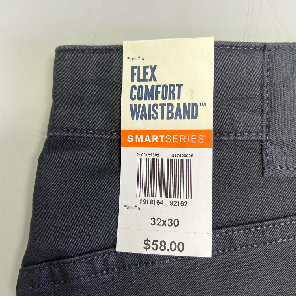 DOCKERS All Seasons Tech Straight Fit Jean Cut Pant Men's Sz 32x30 Steelhead