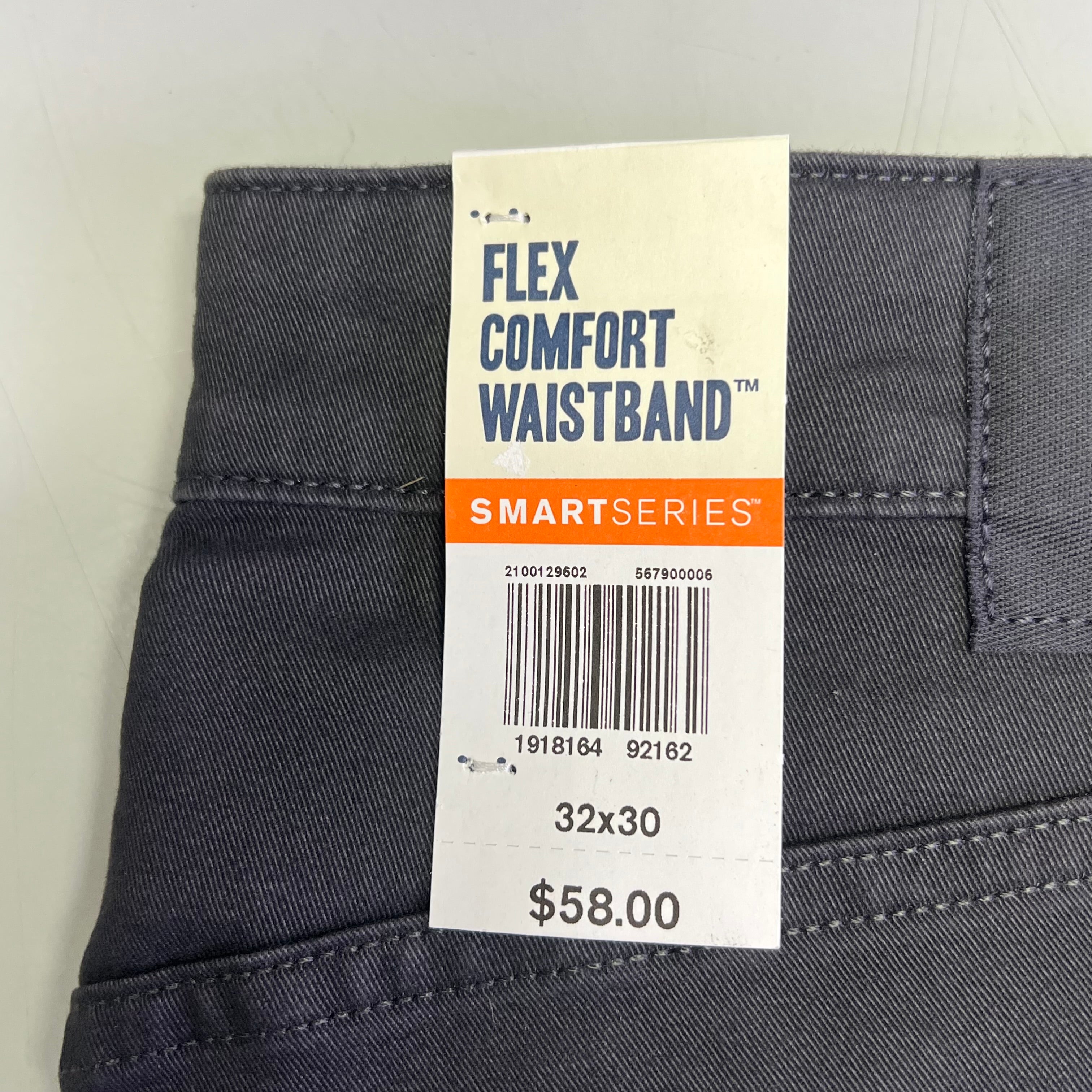 DOCKERS All Seasons Tech Straight Fit Jean Cut Pant Men's Sz 32x30 Steelhead