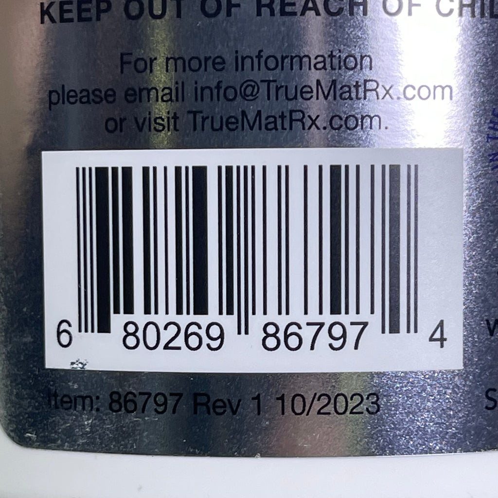 TRUE MATRX DNA Support Supplement 2.11 oz, 60 servings 86797 Rev 1 BB 09/26