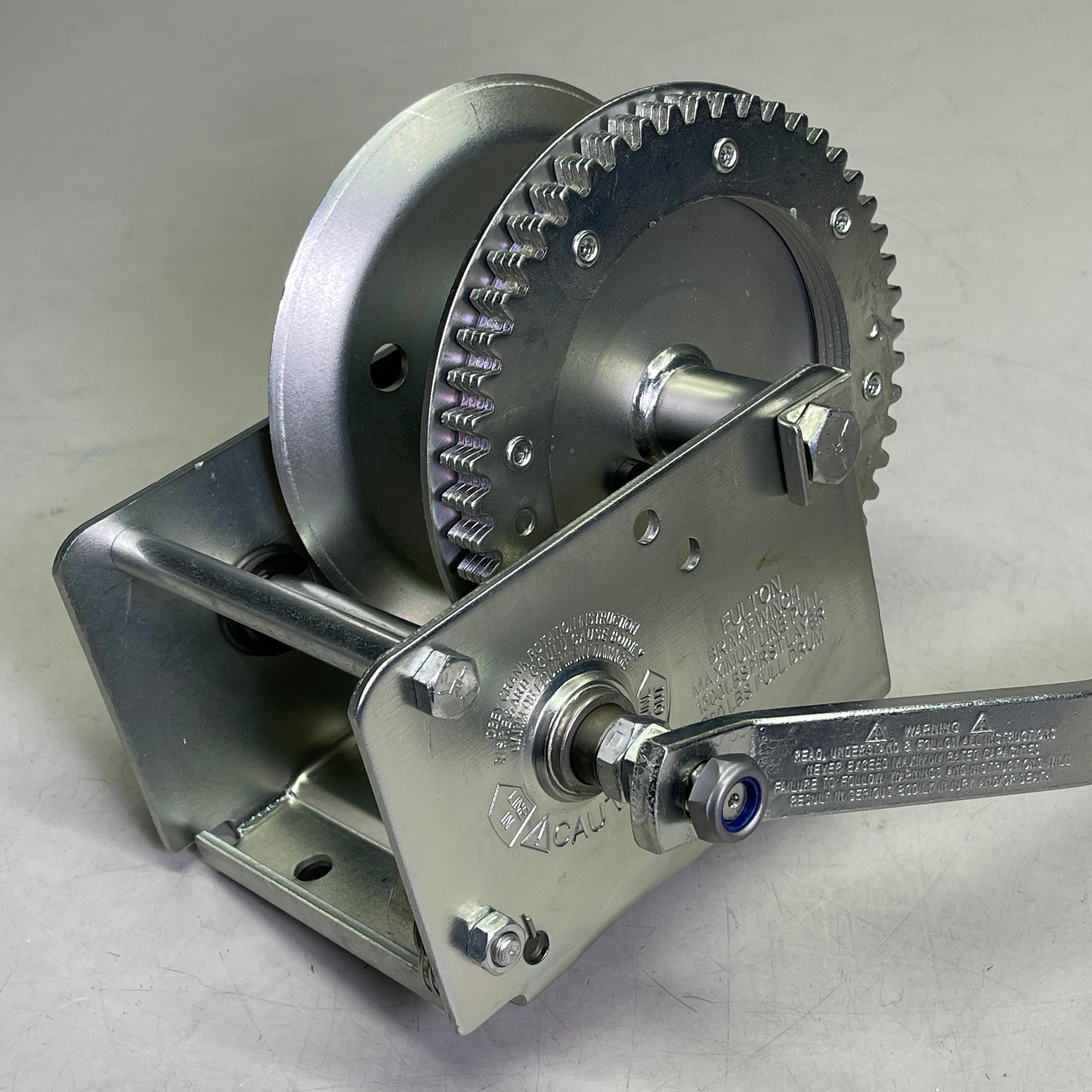 FULTON Automatic Brake Hand Winch, 1500-Lb. Load Capacity 143101