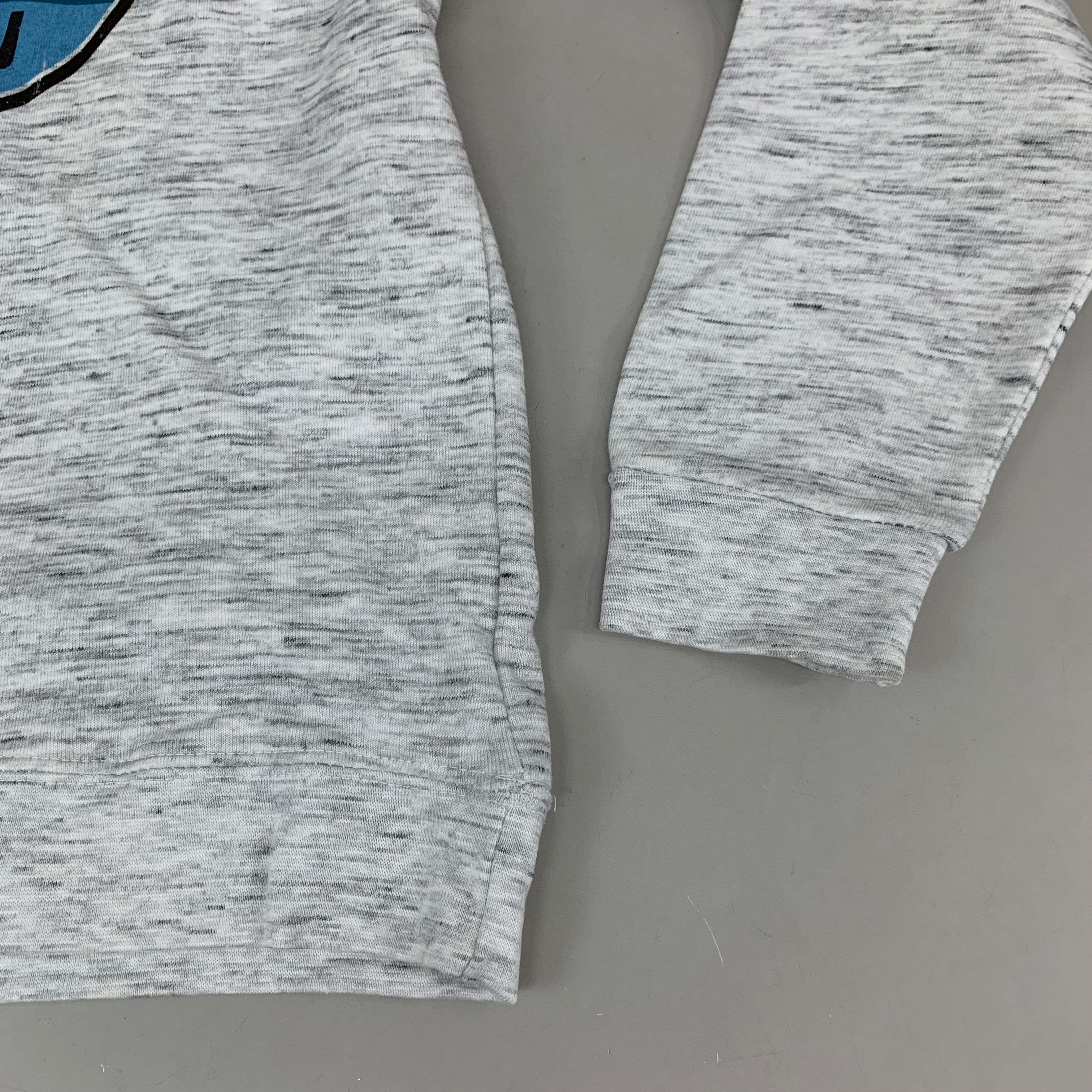LONEROCK Helen Georgia Crew Sweatshirt Sz Medium Grey/White