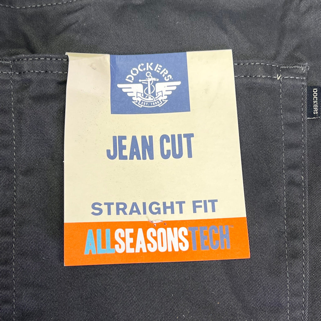 DOCKERS All Seasons Tech Straight Fit Jean Cut Pant Men's Sz 32x30 Steelhead