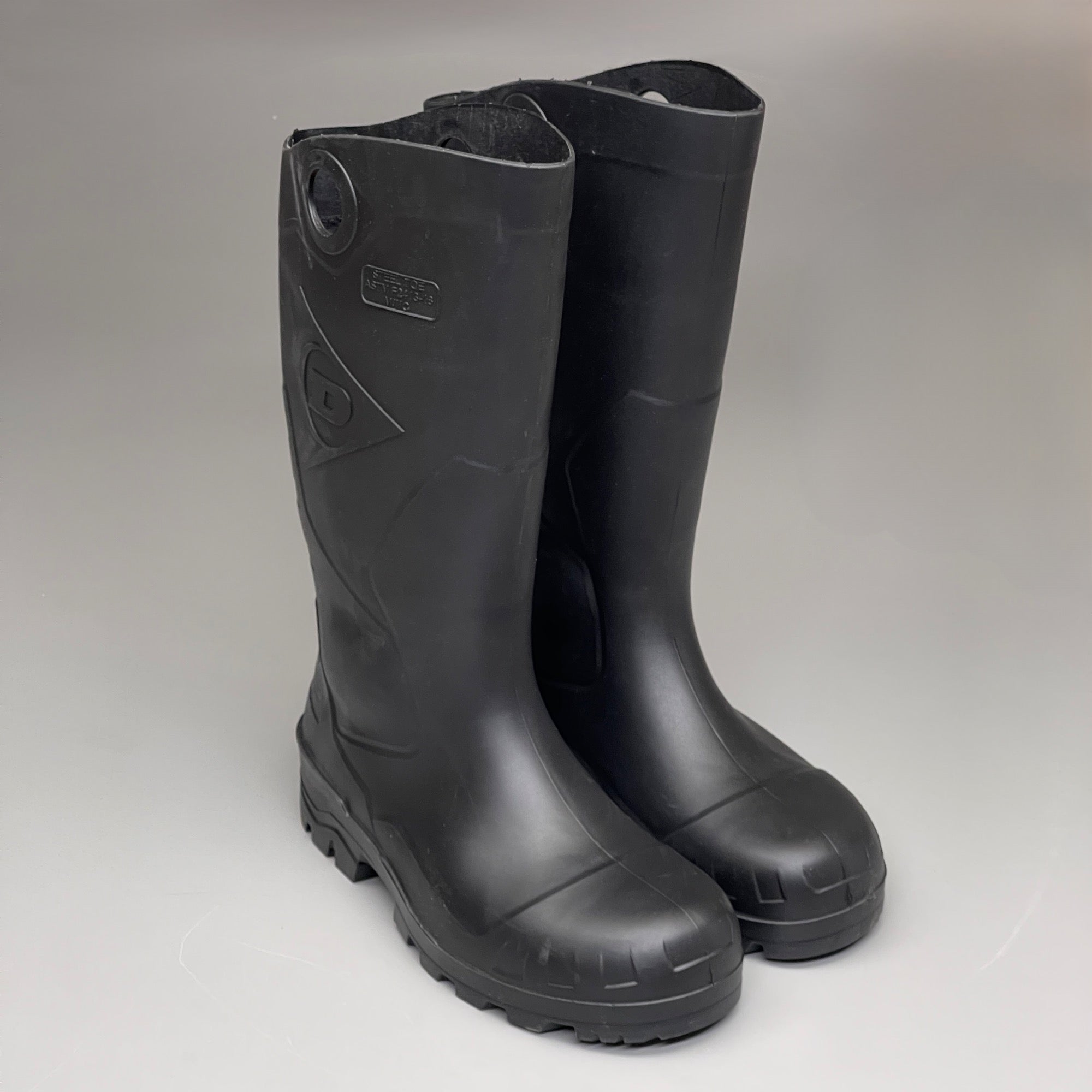 DUNLOP Steel Toe Safety Boots Waterproof Black Sz M 14 W 16 #86776