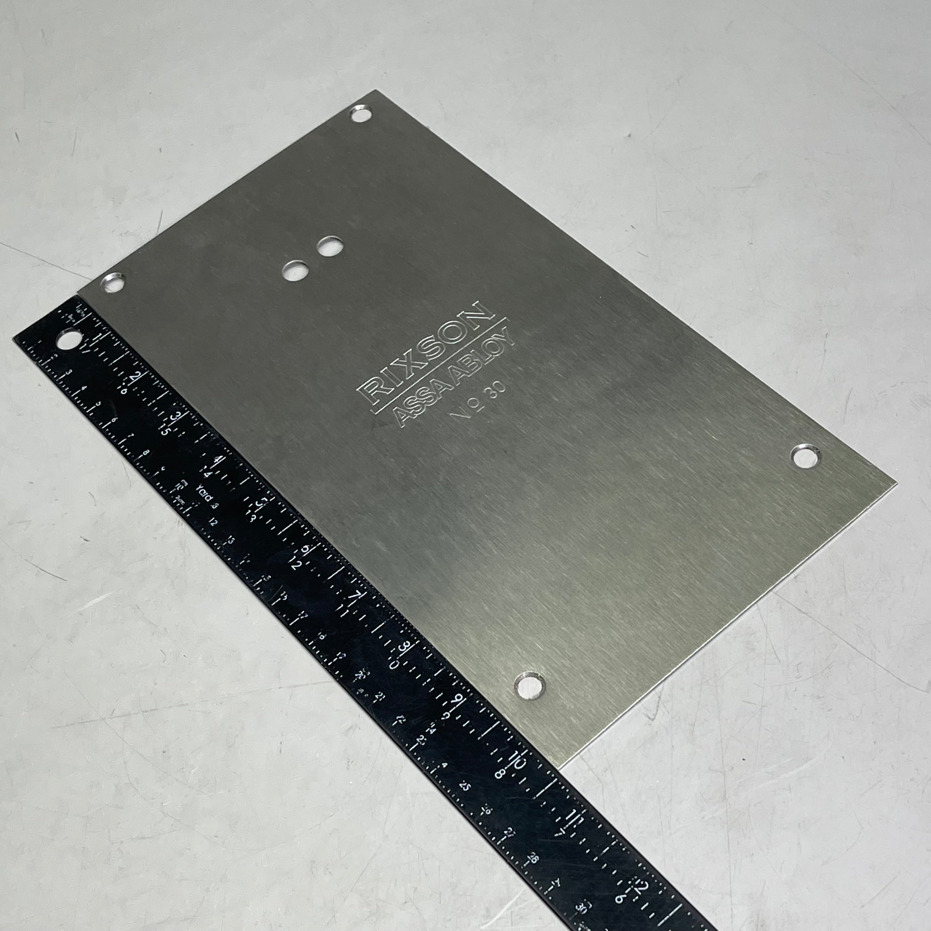 NORTON RIXON 30 Series Floor Plate Pack Heavy Duty Closer Satin Chrome 304020626