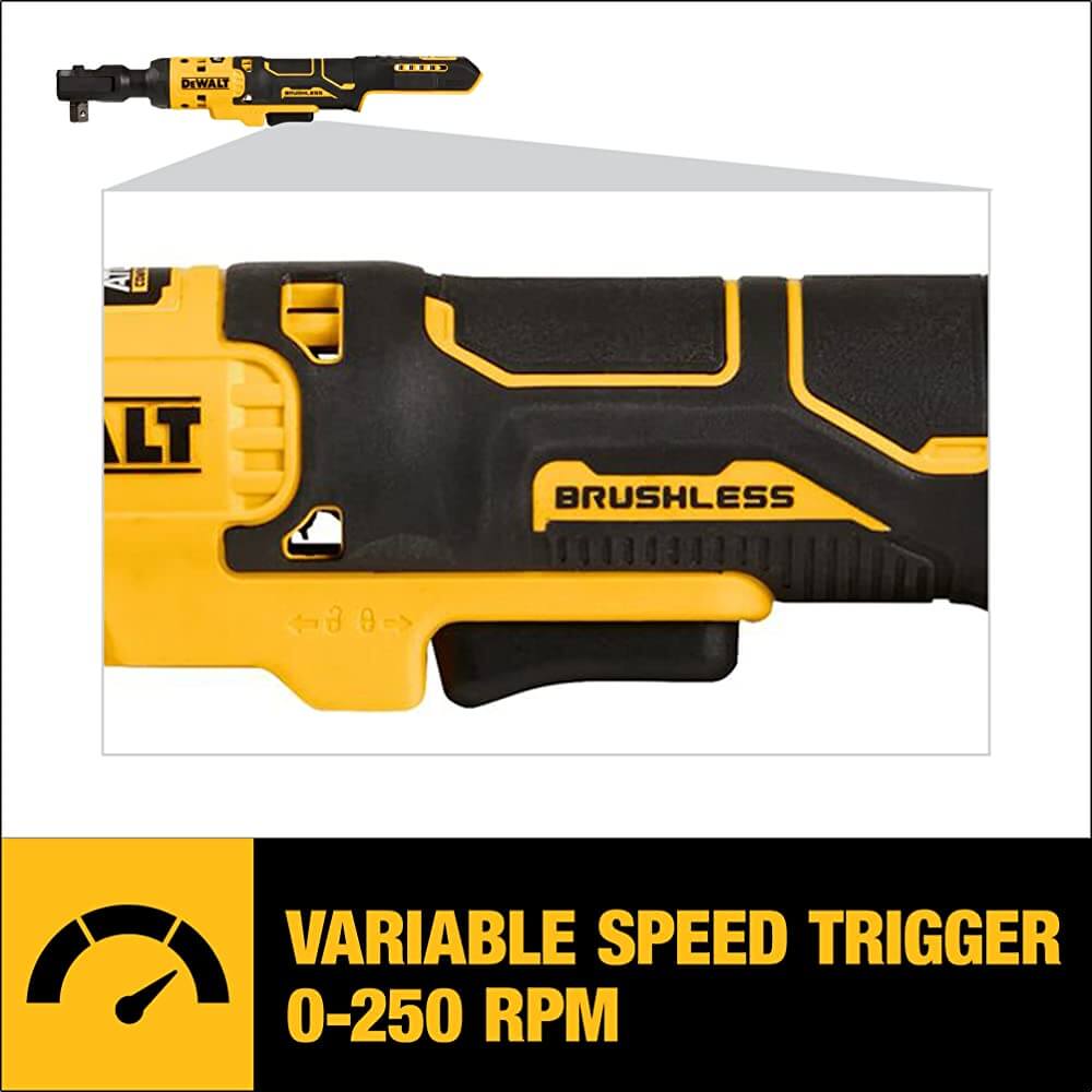 DEWALT DCF512B ATOMIC COMPACT SERIES™ 20V MAX* Brushless 1/2 in. Ratchet (Tool Only)