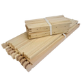 Deep 9 1/8 Inch Langstroth Frame, Wedged Top / Split Bottom with Holes
