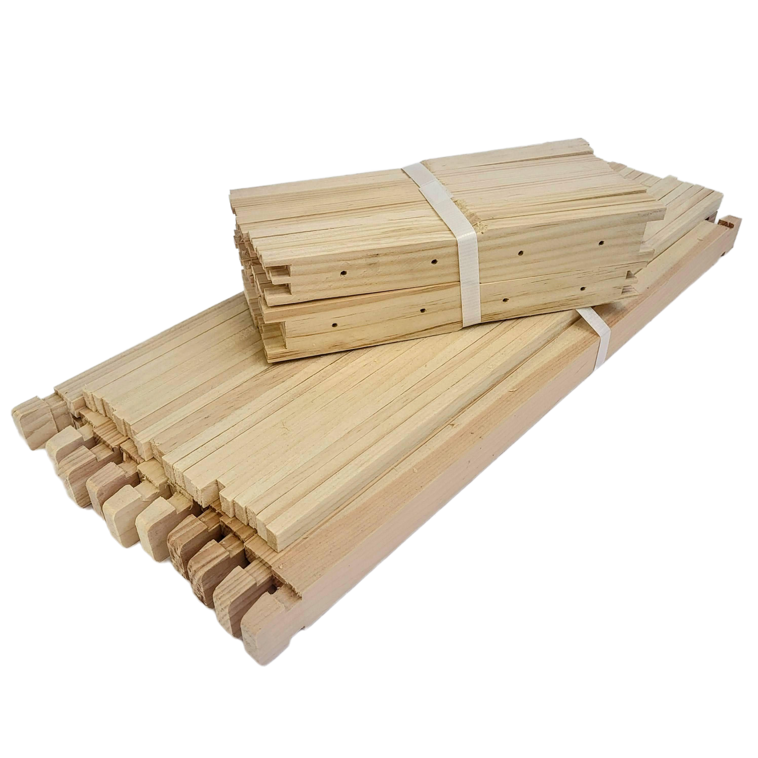 Deep 9 1/8 Inch Langstroth Frame, Wedged Top / Split Bottom with Holes