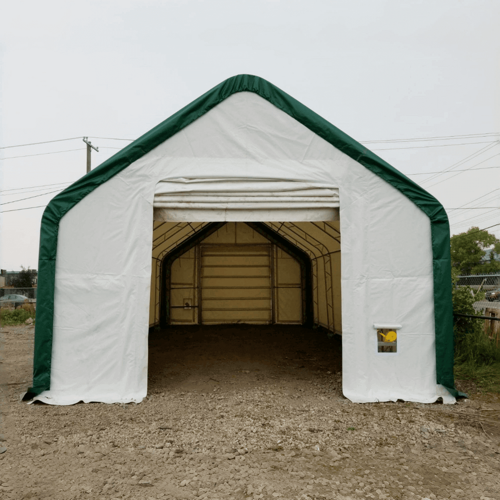 W20'xL33'xH16' Double Truss Storage Shelter