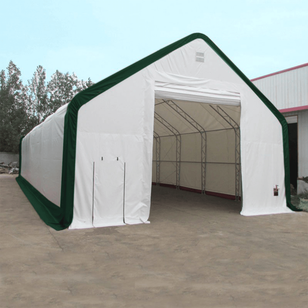 W30'xL80'xH20' Double Truss Storage Shelter