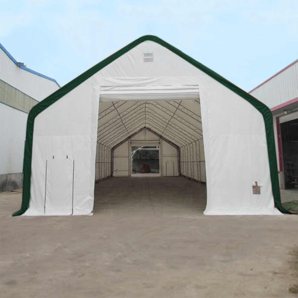 W30'xL40'xH20' Double Truss Storage Shelter