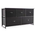 Wood Dresser Storage Unit Side Table Display Organizer
