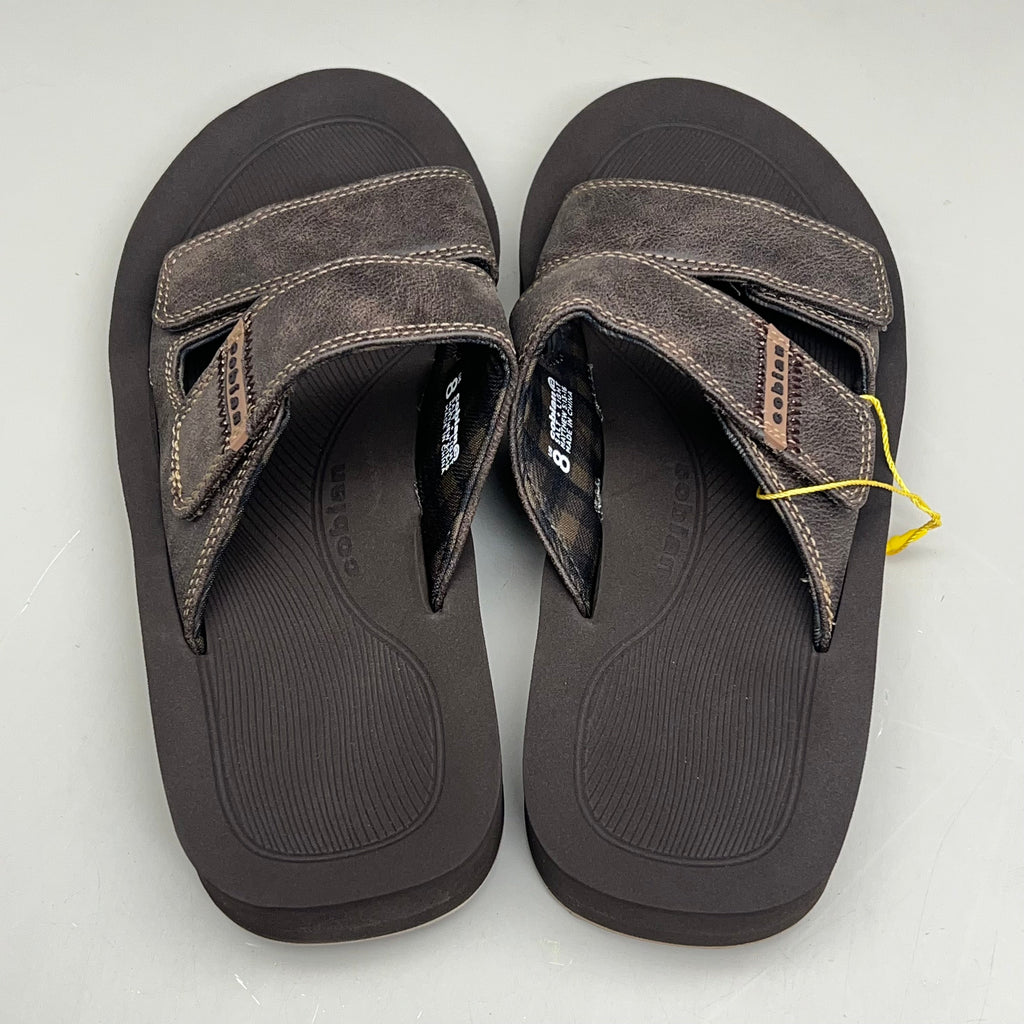 COBIAN Trestles Trek Slide EVA Top Sole Men's Sz 11, 44 Eu Chocolate TTS24-201-11