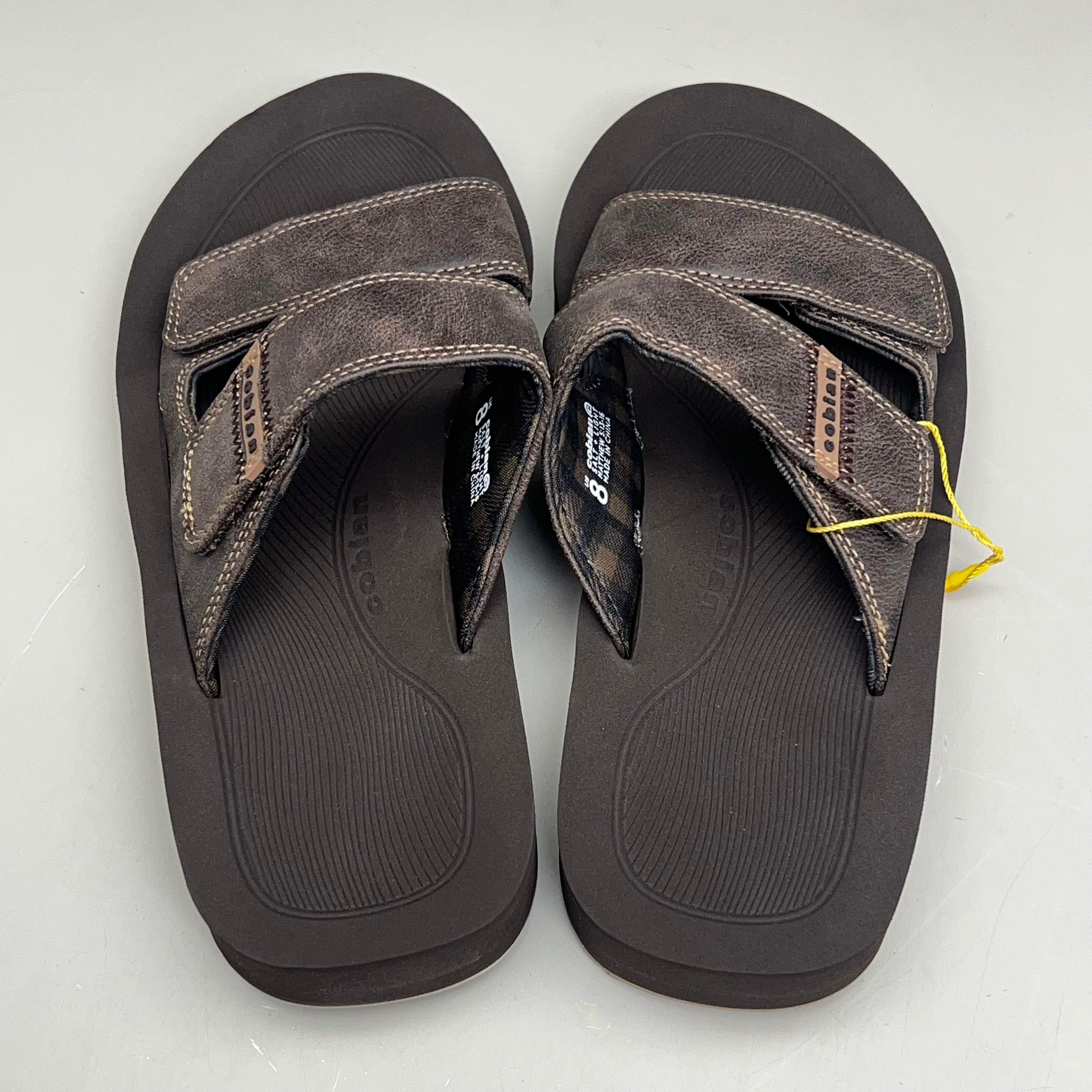COBIAN Trestles Trek Slide EVA Top Sole Men's Sz 11, 44 Eu Chocolate TTS24-201-11