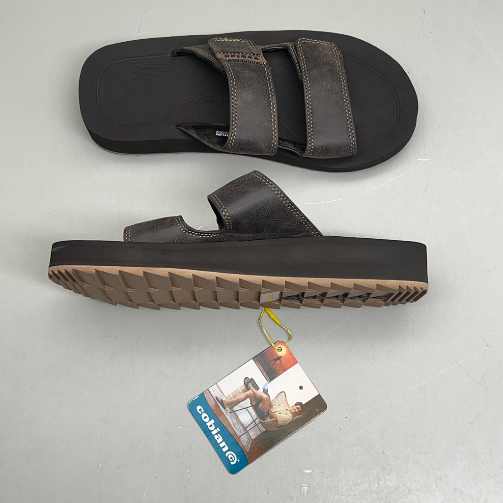 COBIAN Trestles Trek Slide EVA Top Sole Men's Sz 8 40 Eu Chocolate TTS24-201-8