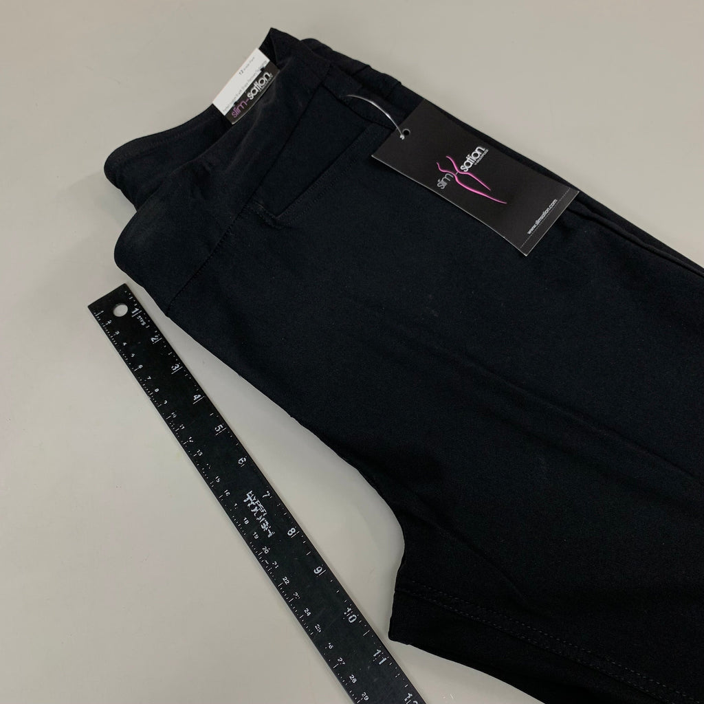 MULTIPLES Ankle Pants Petite Women's Sz 12 Black