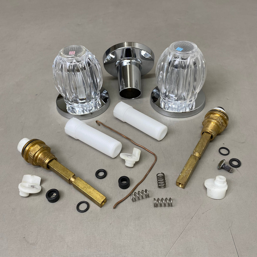 JERICH (9 PCS) Rebuild Valve Repair Kit Sterling (Distressed Package) Clear RK5036-2