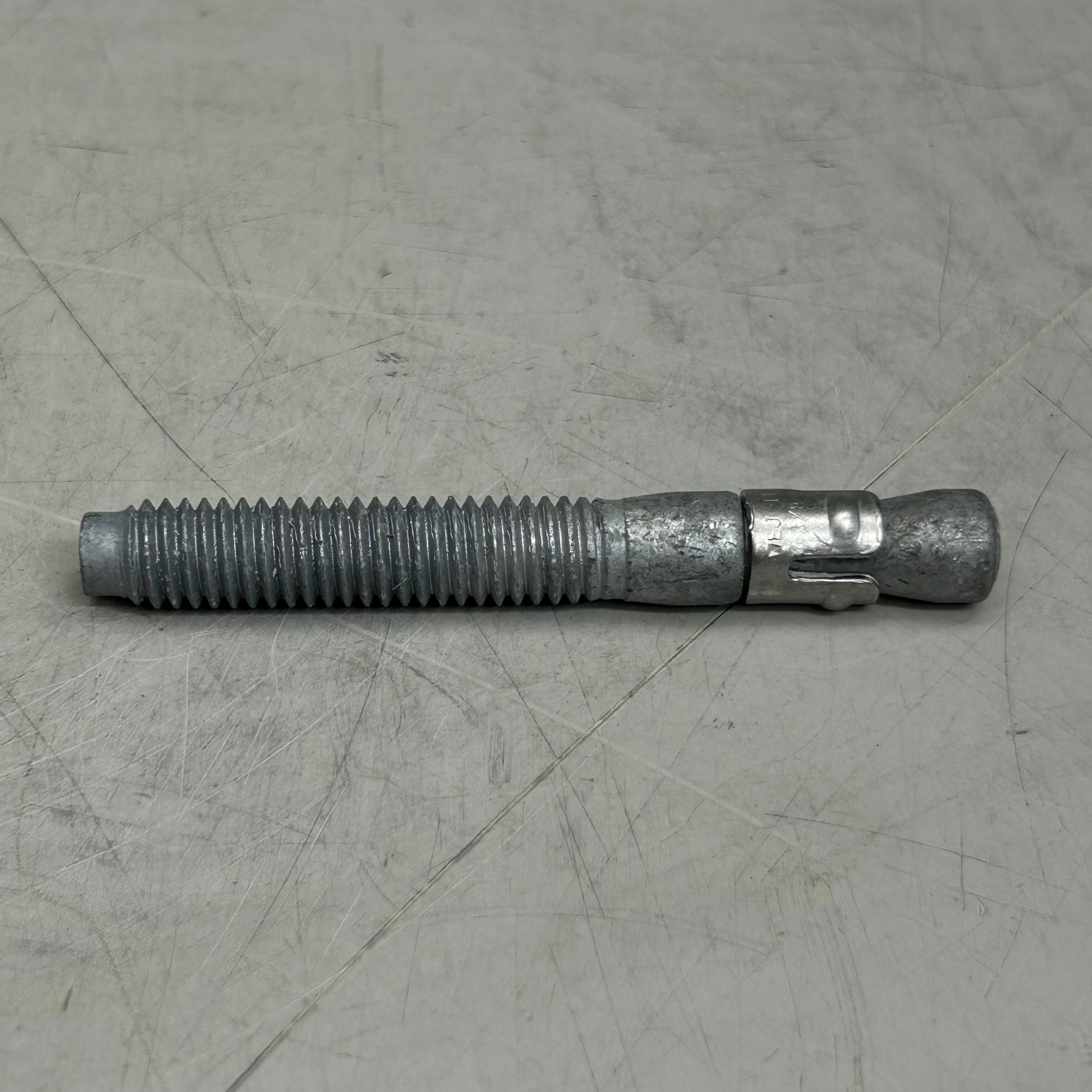 WEJ-IT (50 Per Box) Galvanized Steel Ankr-Tite Wedge Anchors 3/8"x3" Chrome ATG3830