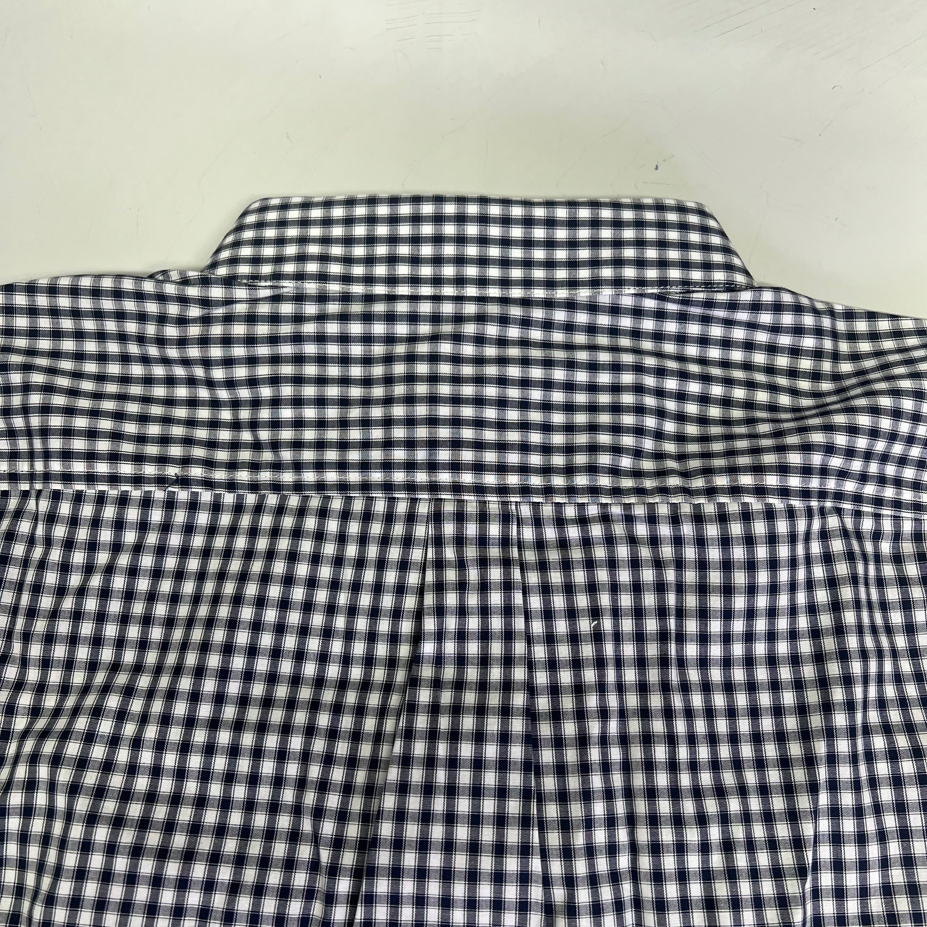 DOCKERS Signature Stain Defender Button Up Shirt Men's Sz S Navy Blue A42520010