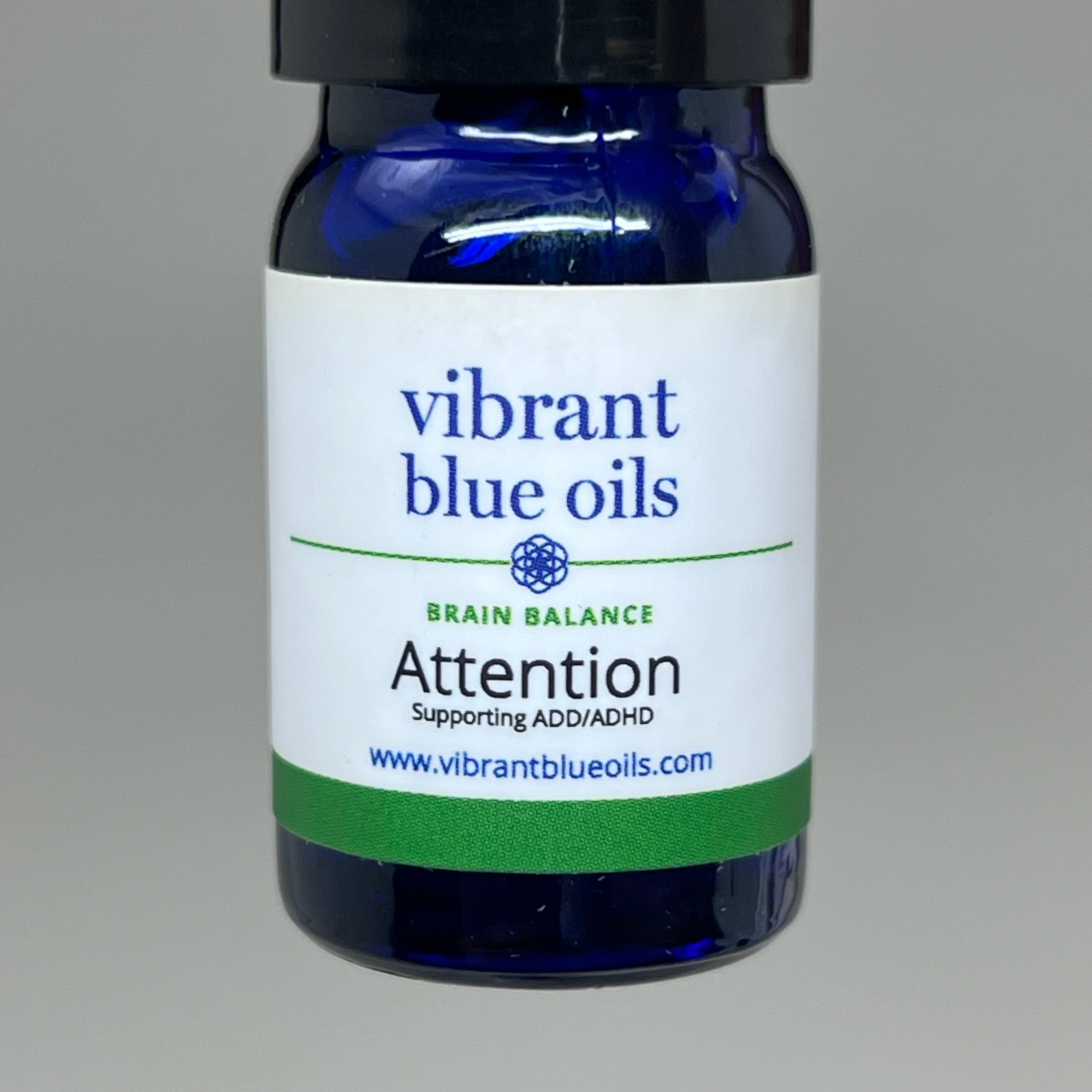 VIBRANT BLUE OILS Therapeutic Brain Balance Attention Organic Essential Oil 5mL