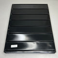 Ice Cream Shelf Liner (25 Pack) P/N 4565 Black 7-Channel Pint Trays