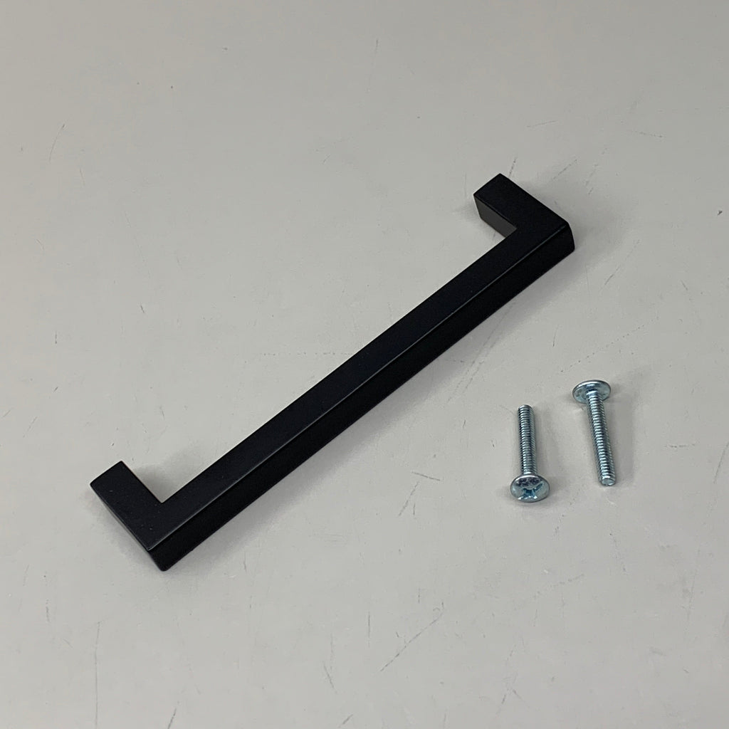 BERENSON 25 PACK!! Matte Black Square Pull Contemporary Advantage One 9014-4055-P