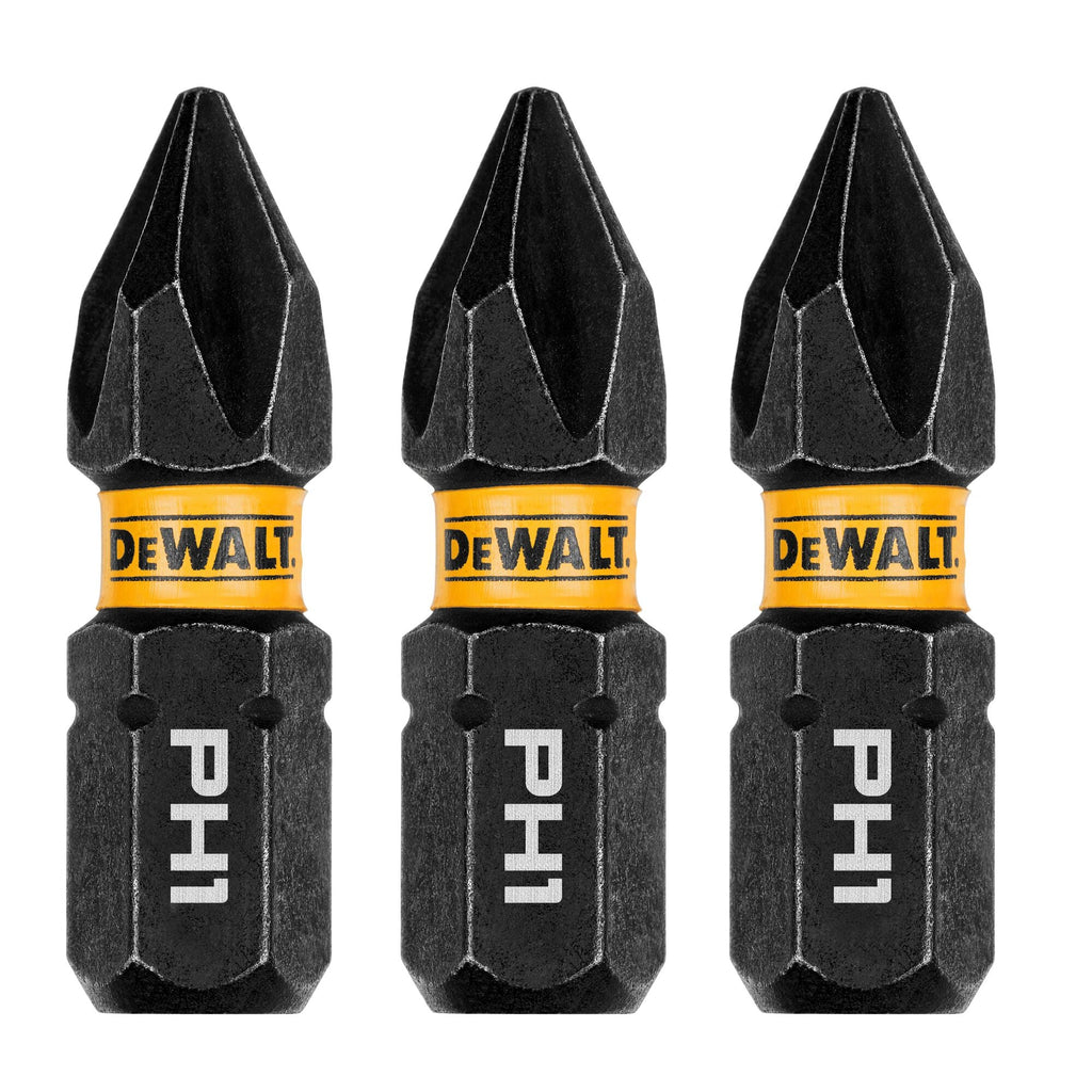 DeWalt DWAF1PH1IR3 1In Phillips #1 Flextorq 3Pk