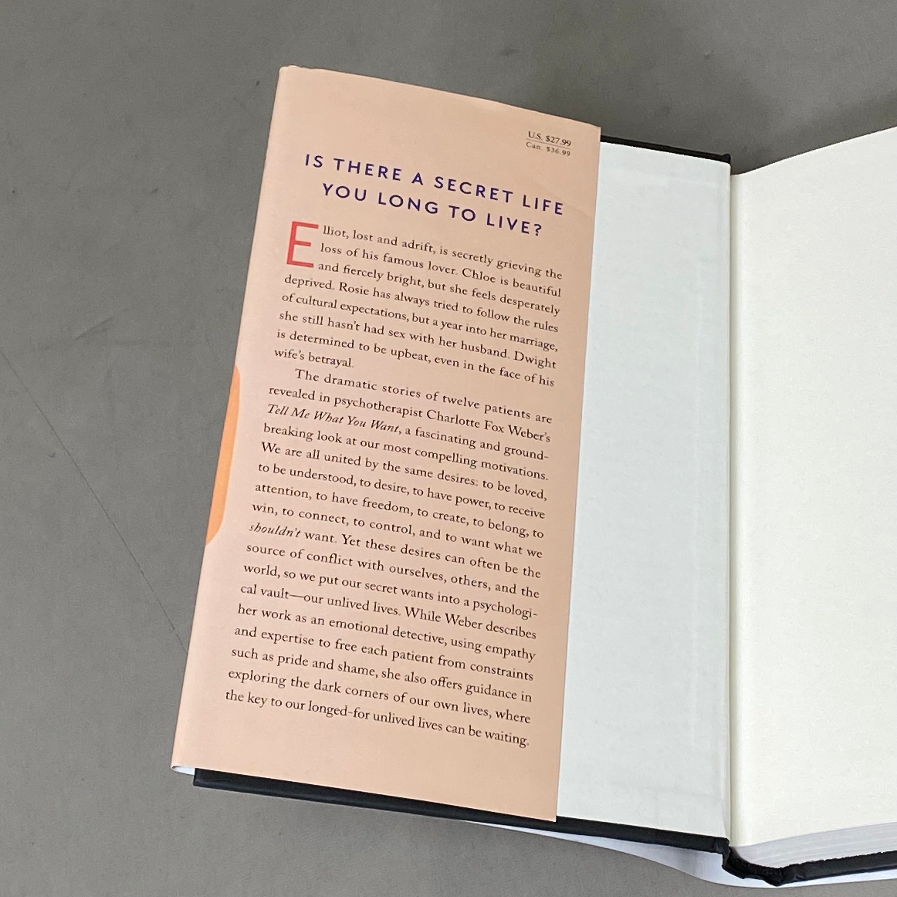ATRIA BOOKS Charlotte Fox Weber; Tell Me What You Want 320 Pages