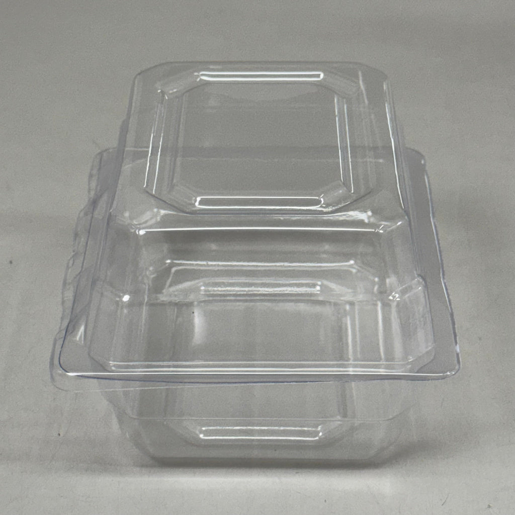Boutonniere & Corsage Clear Plastic Box (50 Count) 4" x 3" x 3"