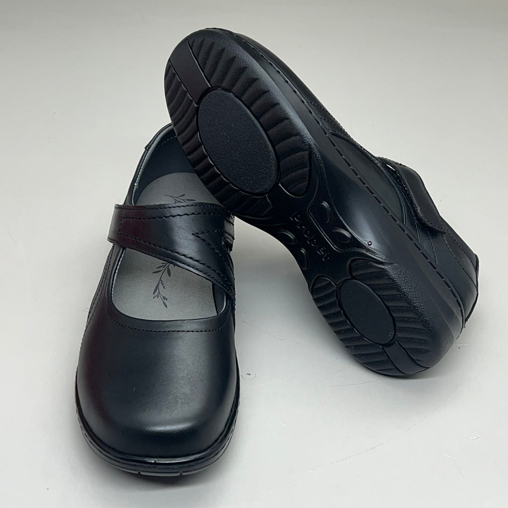 PROPET Golda Mary Jane Adjustable Lightweight Women's Sz 12 X(2E) Black WCA053L