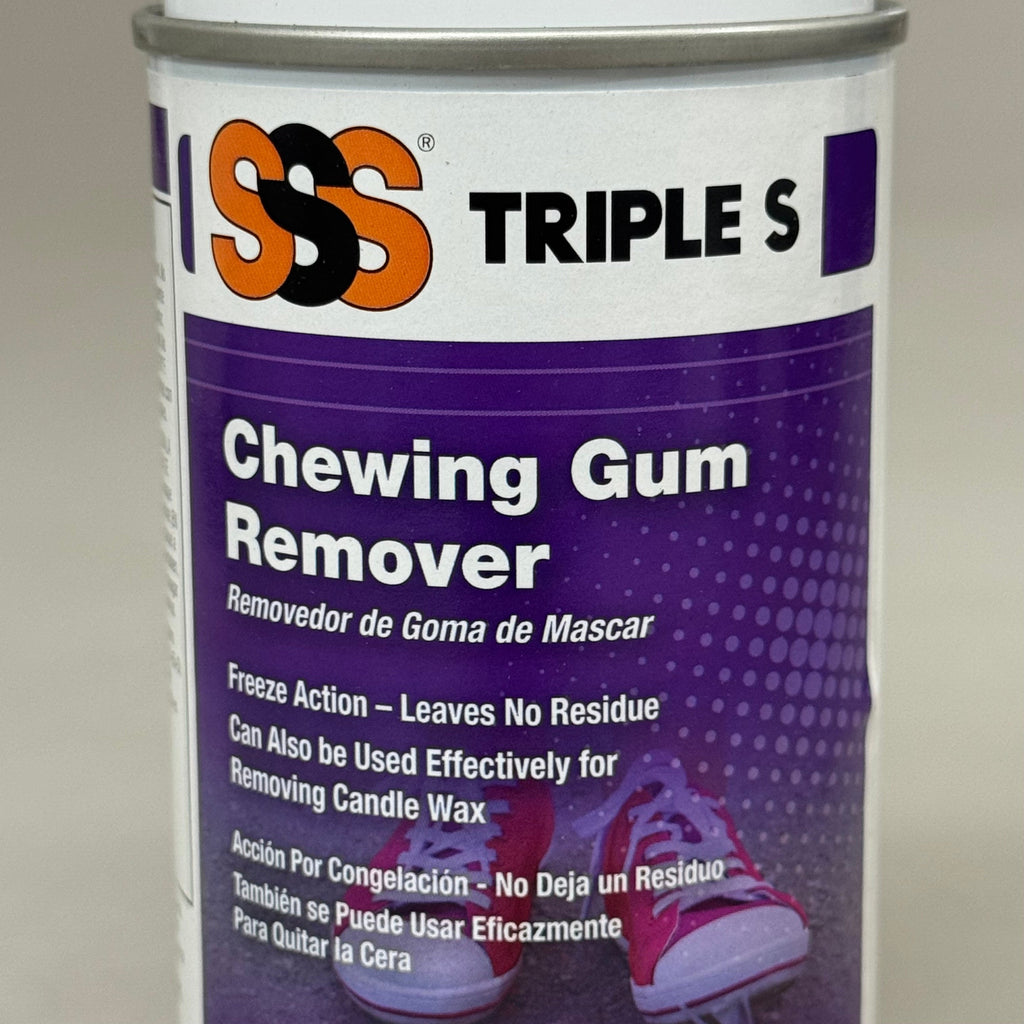 SSS TRIPLE S  (12 PACK) Chewing Gum Remover For Freezing  6.5 oz SSS21224