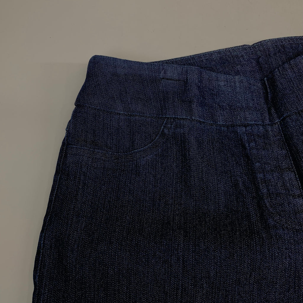 MULTIPLES Narrow Leg Pant Petite Women's Sz 4  Denim M2604P