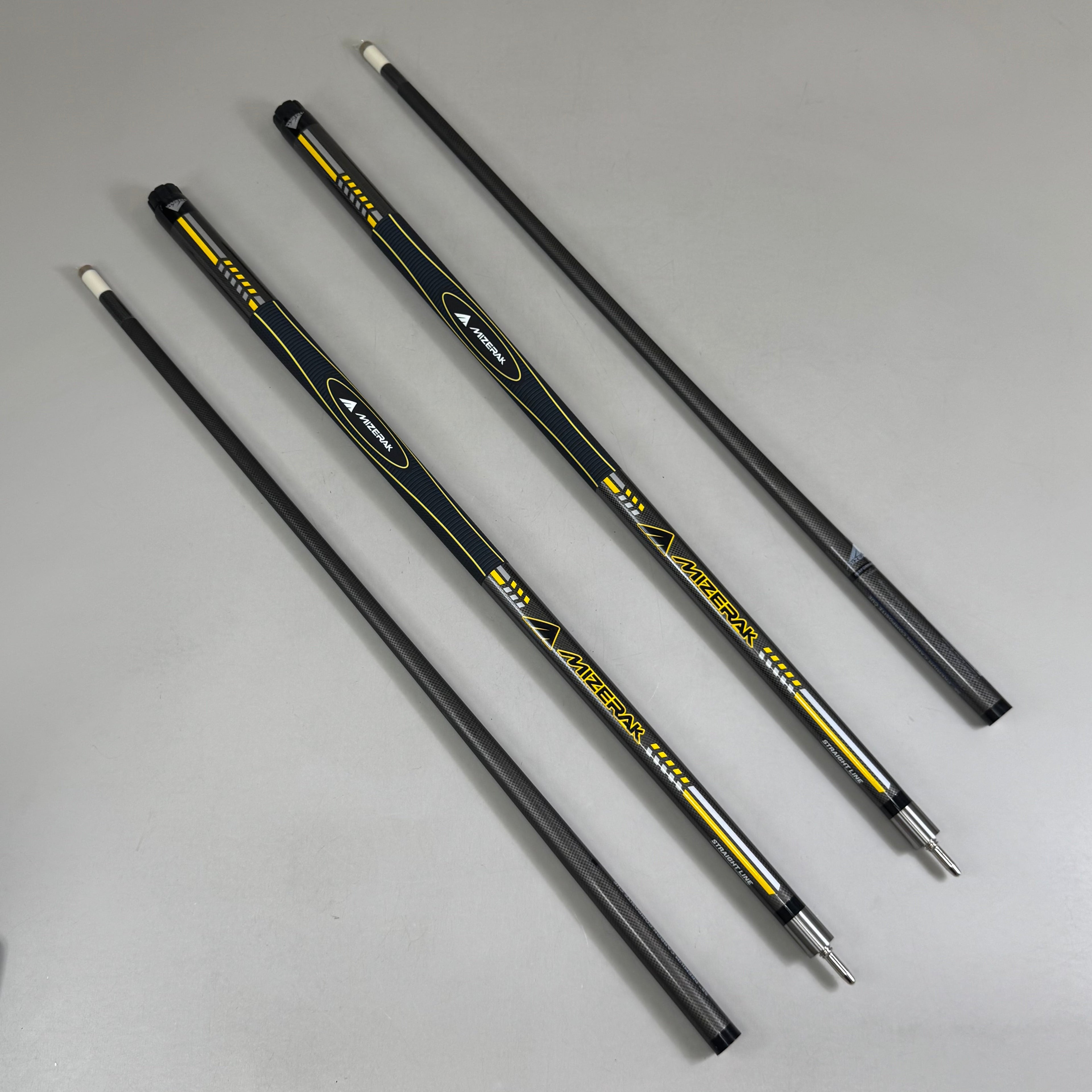 MIZERAK Premium Carbon Composite 3D Grip Cue 58" (Distressed Packaging) P1883B