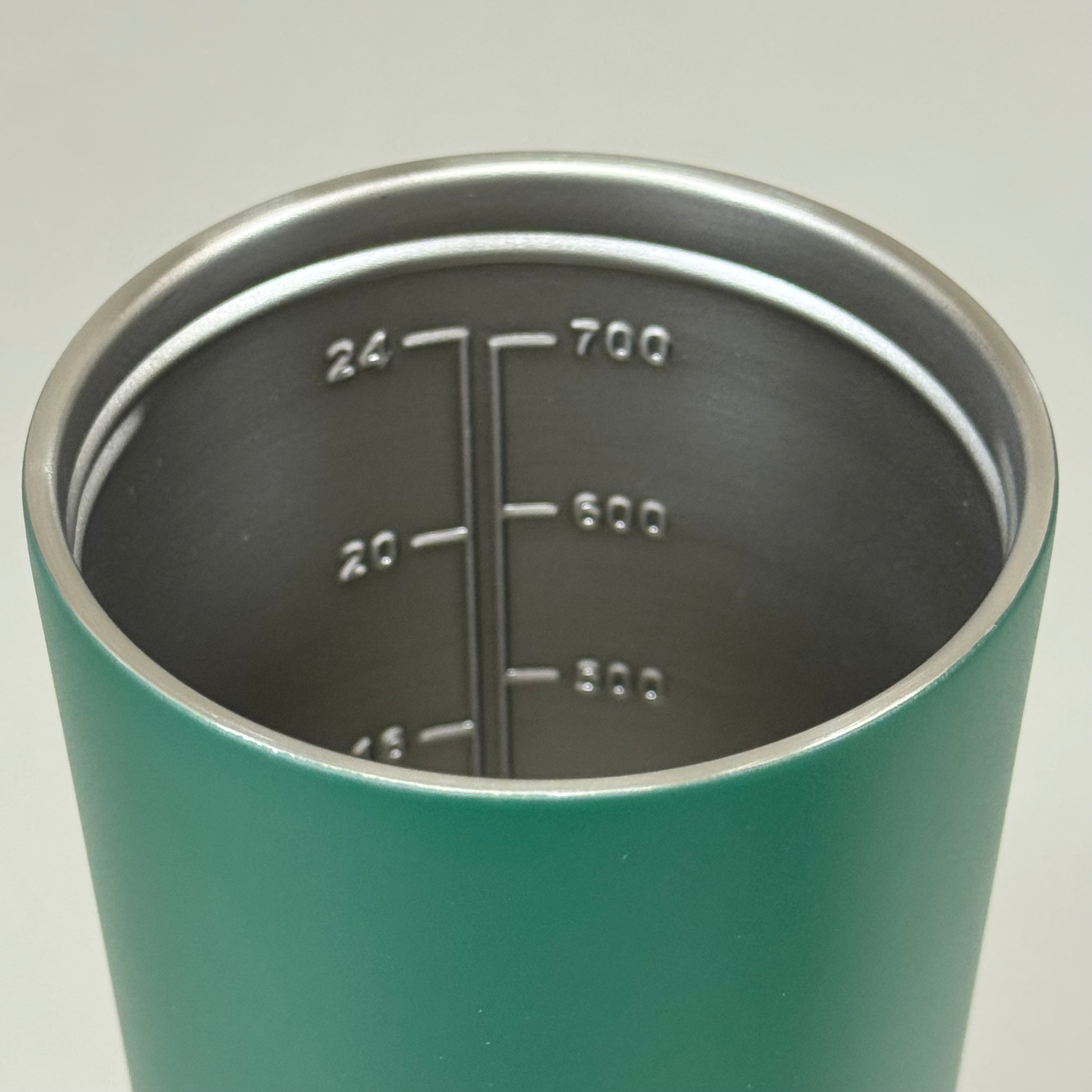 SIMPLE MODERN Stainless Steel Shaker Bottle W/ Ball 24oz Green CLS-RLY-24-GLF
