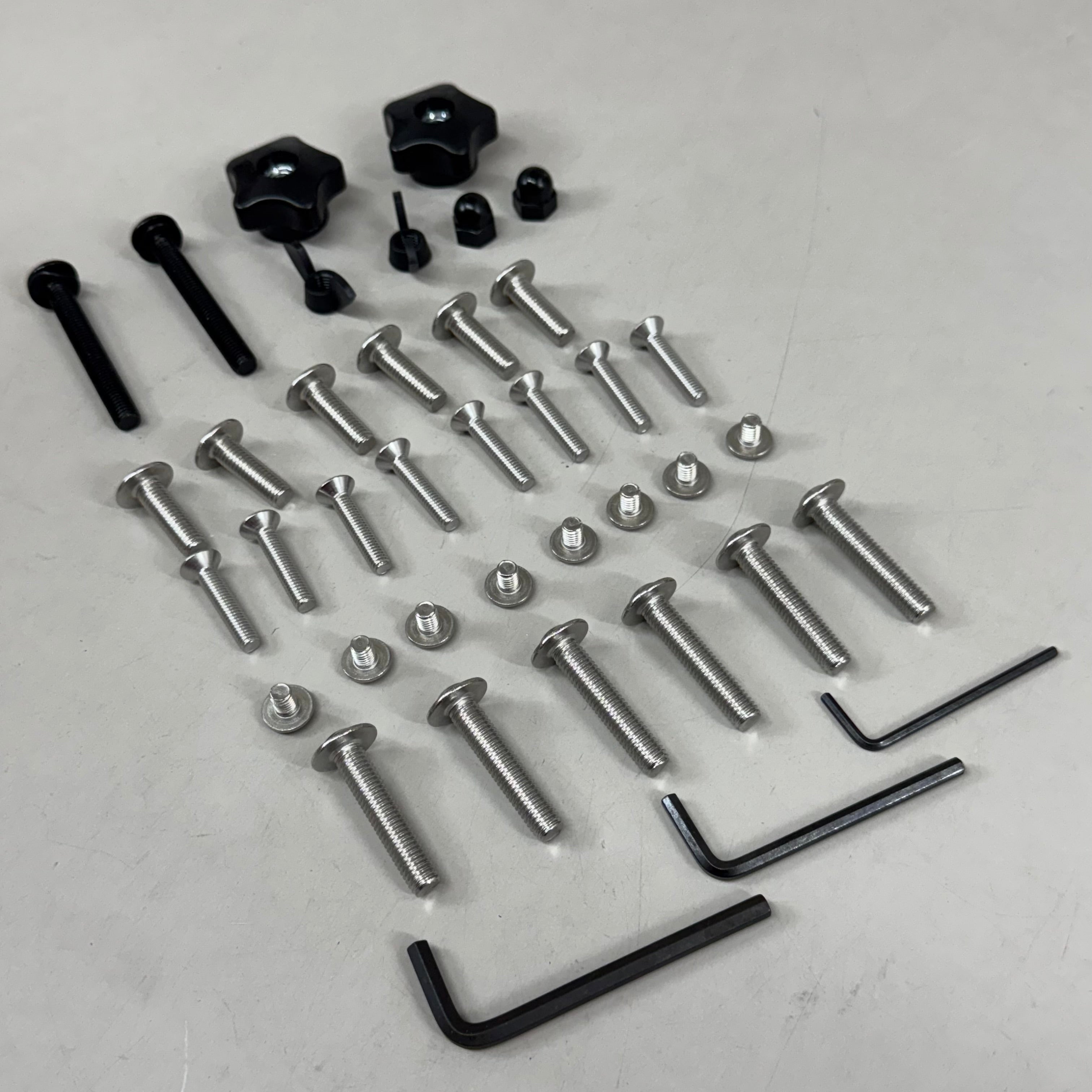 Box Of Metal Hardware Including Bolts,Allen Key, Ball Screw ETC LT300-M (New Other-Distressed Box)