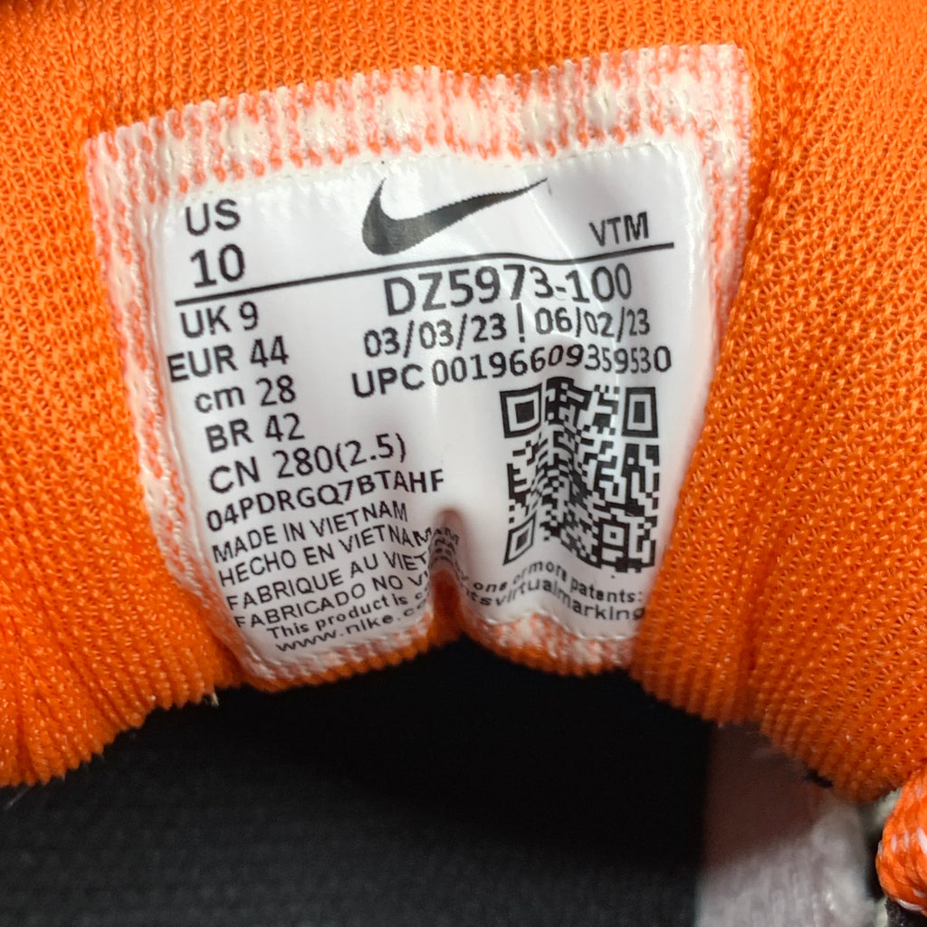 NIKE Zoom Pegasus Shoes 40 OK STATE White, Brilliant Orange & Black Men 10 & W 11.5 DZ5973-100