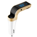 Car FM Transmitter USB Charger Hands-free Call MP3 Player TF Card Aux-in LCD Display