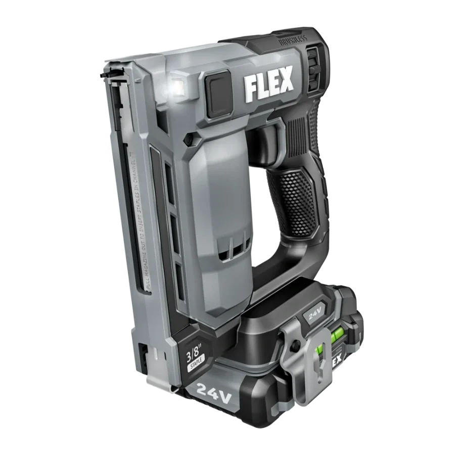 FLEX FX4521-1A 3/8" Stapler Kit (1x2.5Ah Battery+160W Charger)